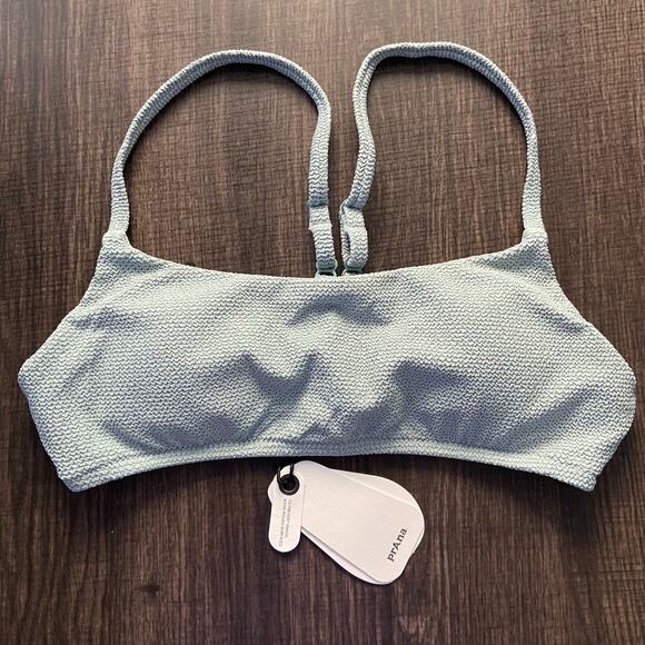 NWT PrAna Lahari Scrunch Swim Top - “Saltwater” - size S 🌊 - Picture 4 of 7